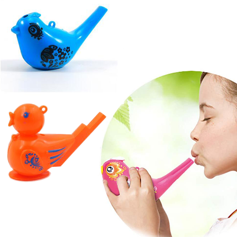 Musical Instrument In Drawing - Coloured Drawing Water Bird Whistle Bathtime