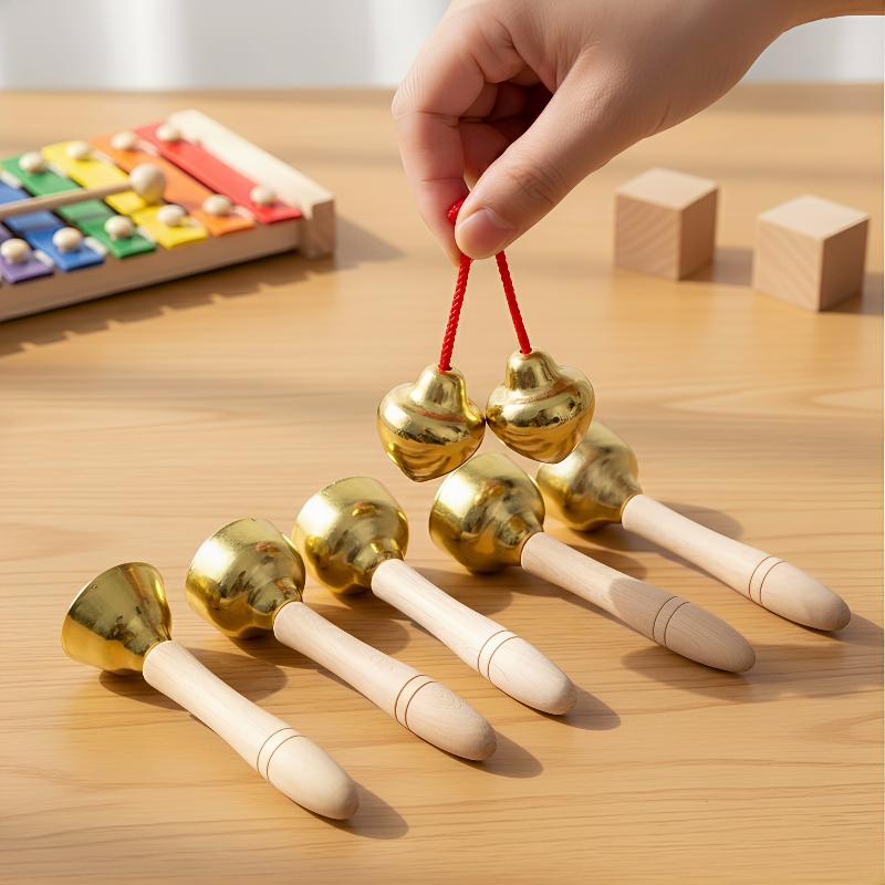 Musical Instrument Percussion - Percussion Instrument Kids Bells 2PCS with