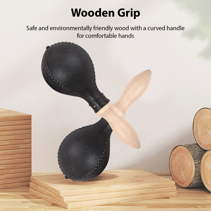 1Pair 25cm Maracas Sand Hammer - Musical Instrument Maraca 评论和价格