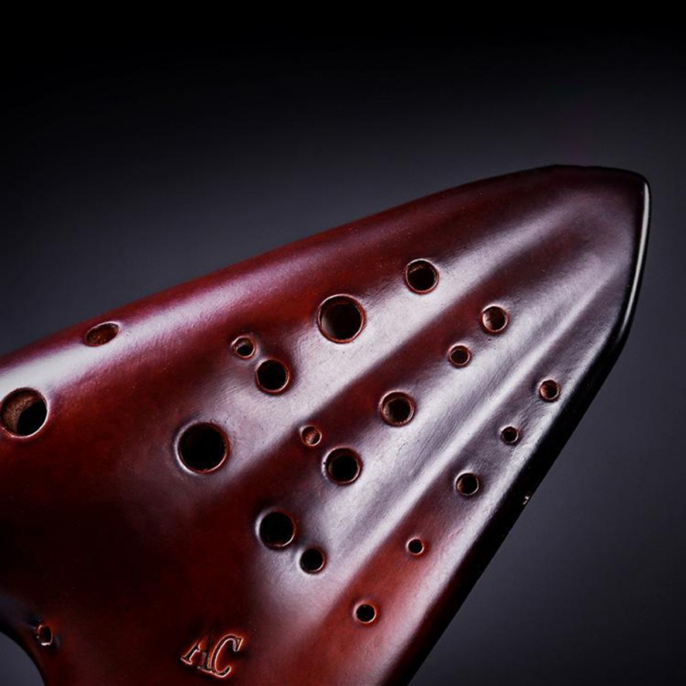 Ceramic Ocarinas 16 Holes Alto - Musical Instrument Maraca 评论和价格