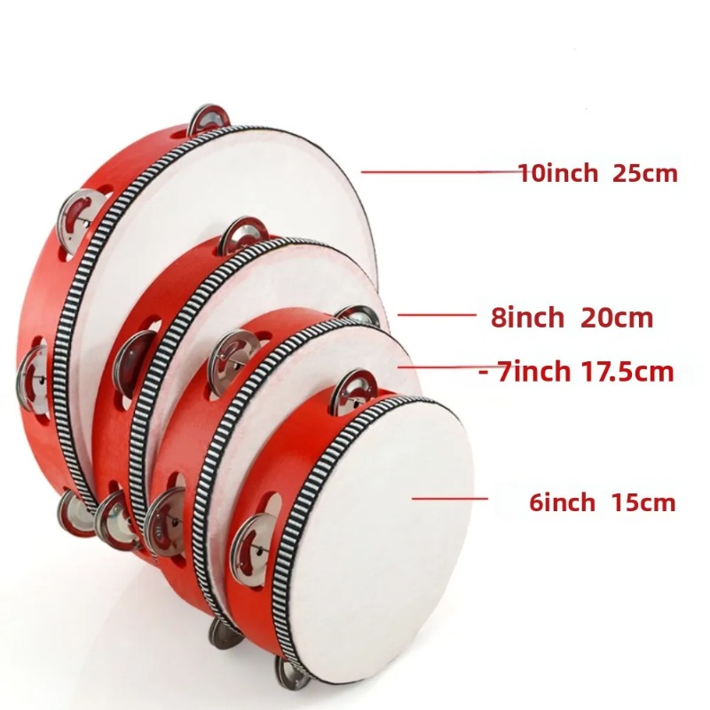 4/6/8/10 Inch Hand Held Metal  - Musical Instrument Percussion 评论和价格