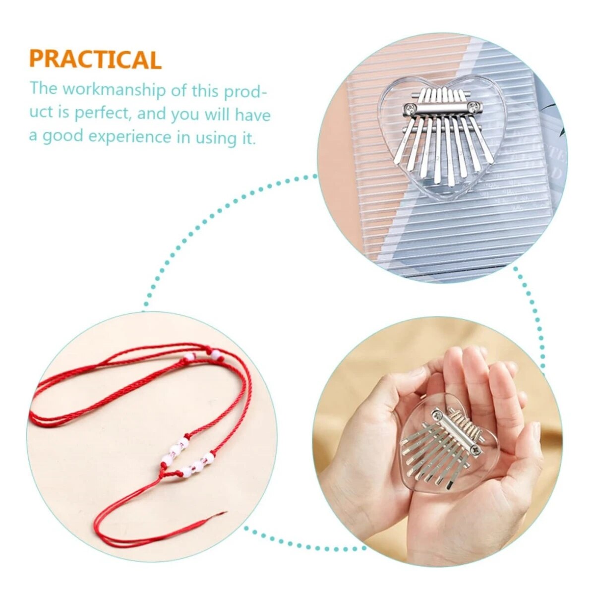 Miwayer 8 Keys Mini Kalimba Ra - Musical Instrument African 评论和价格
