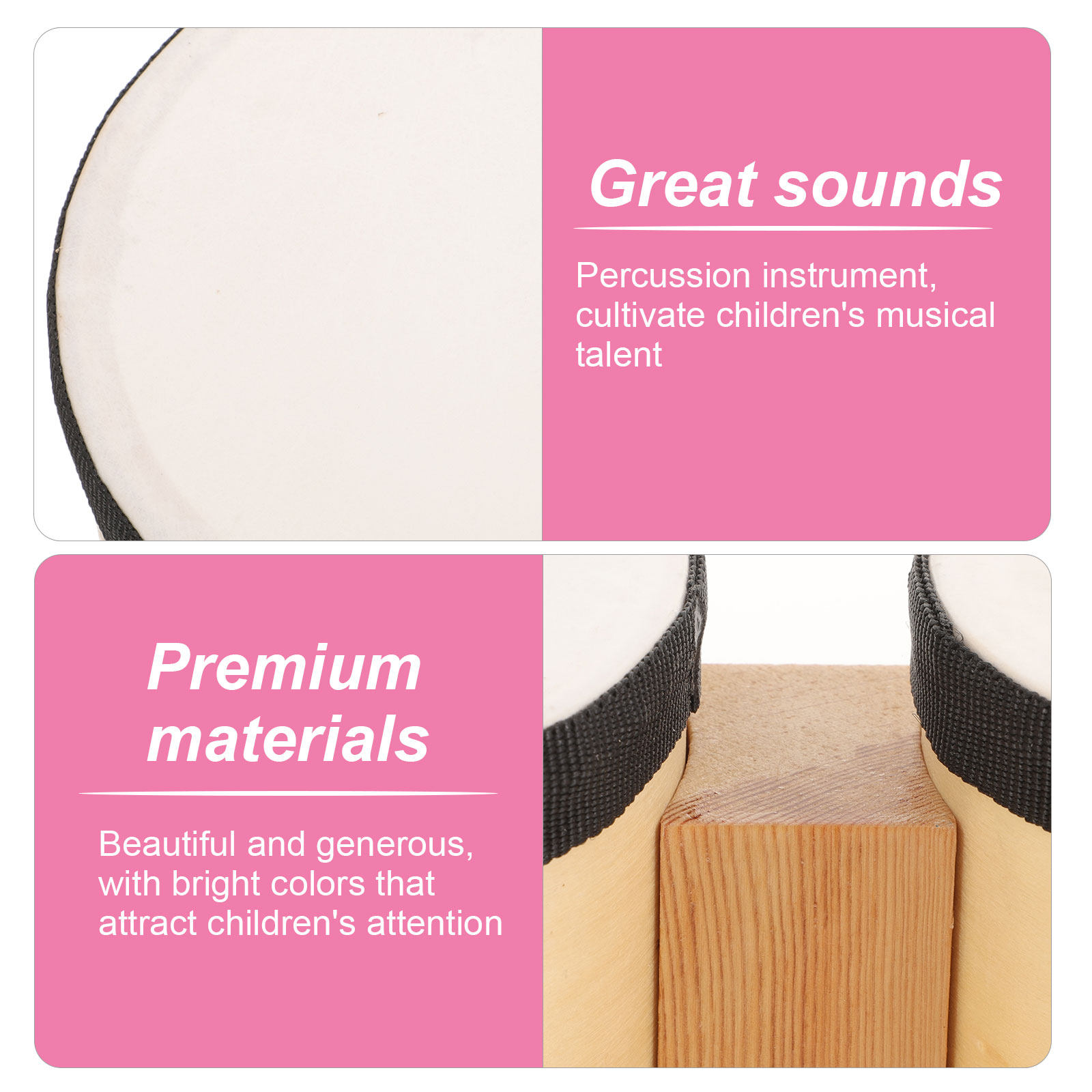 Drum Wooden Percussion Instrum - Musical Instrument Percussion 评论和价格