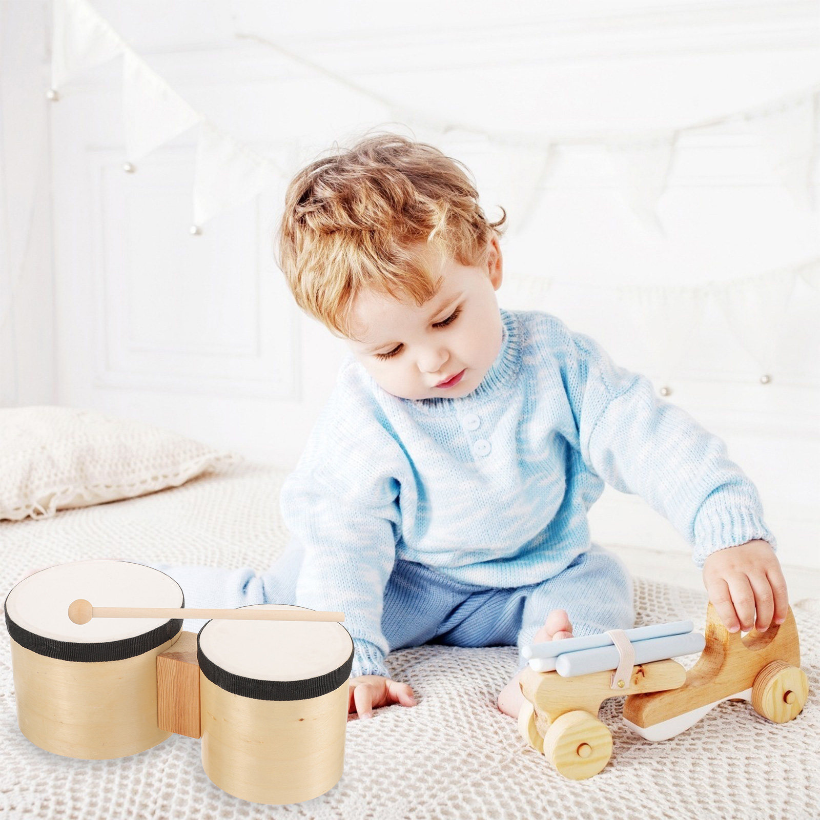 Drum Wooden Percussion Instrum - Musical Instrument Percussion 评论和价格