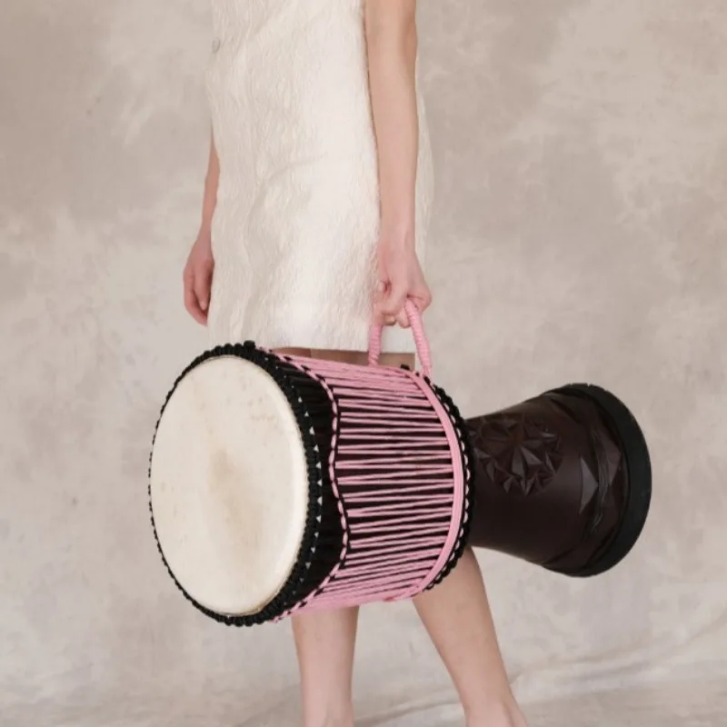 12 Inch Djembe Mahogany Africa - Musical Instrument Percussion 评论和价格