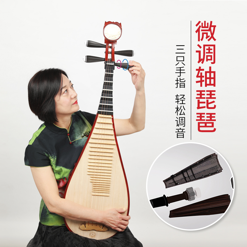 New Type Fine-tuning Axis Pipa - Musical Instrument African 评论和价格